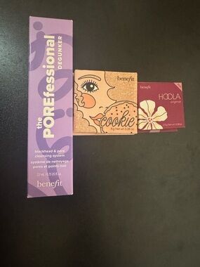 Benefit Bronzer & Highlighter Trio - Peach, Pink, Brown